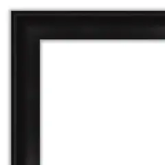 Amanti Art Grand Black Narrow Framed Corkboard, Natural Cork