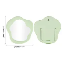 Unique Bargains Irregular Shape Desktop Cosmetic Mirror 1 Pc