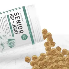 Chew + Heal Senior Hip and Joint Support, Dog Supplement, Aids Mobility, Joint & Cartilage Health - 120 Delicious Chews