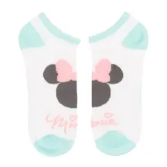 Womens Minnie Mouse Pastel Icons Ankle Socks 6-Pair Pack