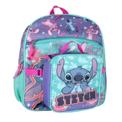 Disney Lilo & Stitch Angel 5 Pc Set Backpack Lunch Box Key Chain Pencil Case