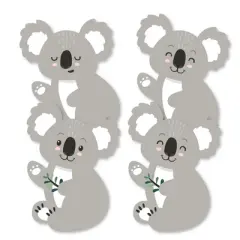 Big Dot of Happiness Koala Cutie - Waving Koala Decorations DIY Bear Birthday Party and Baby Shower Essentials - Set of 20