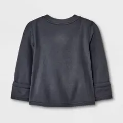 Baby Adaptive Side Snap Long Sleeve T-Shirt - Cat & Jack&trade; Black