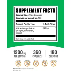 BulkSupplements African Mango Extract Capsules