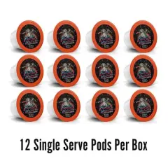 Bones Coffee Company Electric Unicorn Fruity Cereal Flavor 12 ct Single-Serve Bones Cups Coffee Pods Compatible with Keurig Coffee Maker