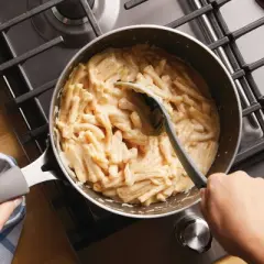 Rachael Ray Cook + Create Aluminum Nonstick Saucier Pan 3qt Gray