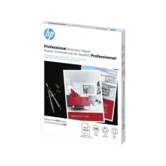 HP Professional Business Paper, Glossy, 52 lb, 8.5 x 11 in. (216 x 279 mm), 150 sheets 4WN10A