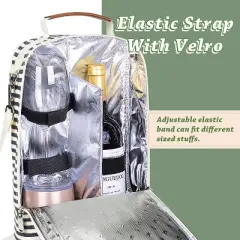Tirrinia Insulated 2 Bottle Wine Gift Bag, Wine Lovers Must Haves