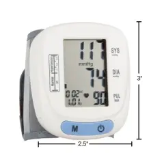 Fleming Supply One-Touch Blood Pressure Monitor with LCD Display Screen