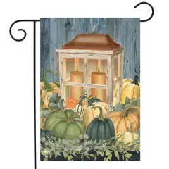 Briarwood Lane Fall Garden Flag 12x18 For Outdoor Autumn's Glow Lantern Farmhouse For Fall Garden Flag Flags For Outside