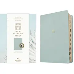 NLT Every Woman's Bible, Filament Enabled (Leatherlike, Sky Blue, Indexed, Red Letter) - by  New Living Translation (Leather Bound)