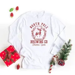 Simply Sage Market Women's North Pole Brewing Co. Long Sleeve Graphic Tee