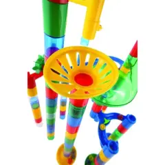 MindWare 215 Piece Mega Marble Run With Motorized Marble Elevator - Building