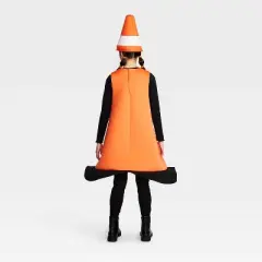 Kids' and Adult Glow in the Dark Construction Cone Halloween Costume with Headpiece One Size - Hyde and EEK! Boutique&trade;