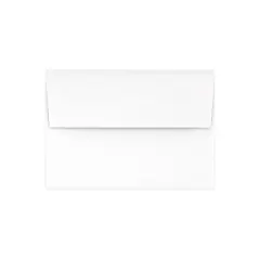 LUX A1 Invitation Envelopes (3 5/8 x 5 1/8) 50/Pack Brilliant White - 100% Cotton (4865-SBW-50)