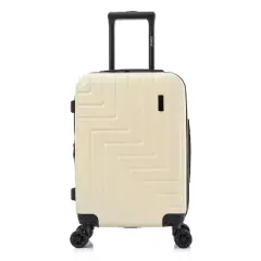 DUKAP Zahav Lightweight Hardside Carry On Spinner Suitcase - Sand