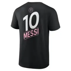 MLS Inter Miami CF Men's Lionel Messi T-Shirt - Black