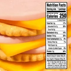 Lunchables Turkey & Cheddar Cheese with Crackers - 3.2oz