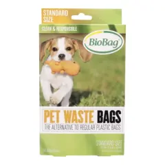 Biobag Pet Waste Bags 50 Bags Standard Size - Case of 12/50 ct