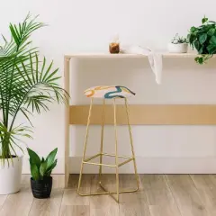 ThirtyOne Illustrations Streamers Barstool - Deny Designs