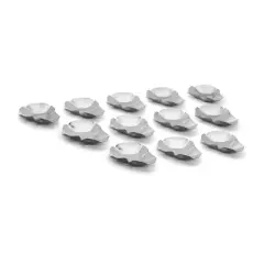 12pk Stainless Steel Oyster Shells - Outset