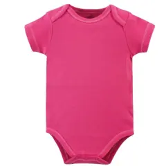 Touched by Nature Baby Girl Organic Cotton Bodysuits 5pk, Garden Floral