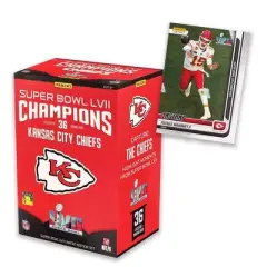 2023 Panini NFL Super Bowl LVII Champions Kansas City Chiefs Football Trading Card Blaster Box