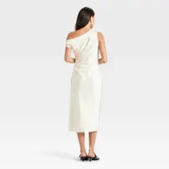 Women's Satin Maxi Dress - A New Day&trade; Cream