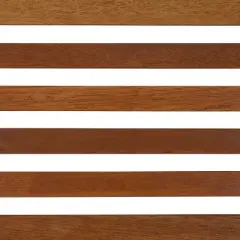 Sunnydaze Outdoor Meranti Wood with Teak Oil Finish Wooden Folding Patio Bistro Chairs Set - Brown - 2pk