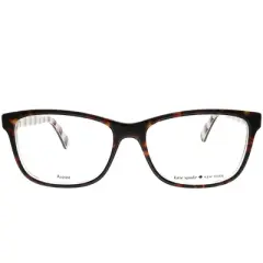 Kate Spade  086 Womens Rectangle Eyeglasses Dark Havana 52mm