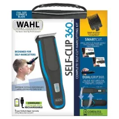 Wahl Self-Clip 360 Cordless Electric Hair Clipper Set for At Home DIY Self Haircutters