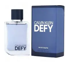Calvin Klein Defy By Calvin Klein Men Mandarin Orange, Black Pepper, Saffiano Leather, Suede, Vetiver Edt Spray 3.4 Oz
