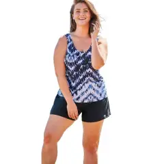 Swim 365 Women&rsquo;s Plus Size Classic Tankini Top
