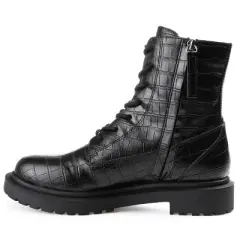 Journee Collection Womens Chandlerr Tru Comfort Foam Inside Zip Block Heel Booties