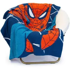 Spiderman 50x60 Feather Knit Throw