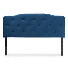 Gregory Velvet Fabric Upholstered Headboard - Baxton Studio