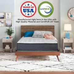 Continental Sleep 14" Medium Firm Pocket Coil Hybrid Mattress,