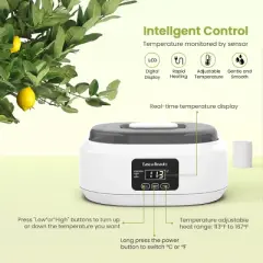 EasyinBeauty Paraffin Wax Machine for Hand and Feet, Touchscreen 3000ml Paraffin Wax Warmer - White