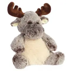 Aurora Sweet & Softer 12" Milo Moose Brown Stuffed Animal
