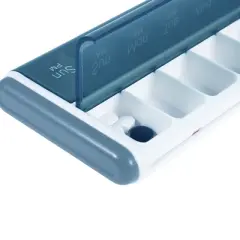 Unique Bargains 14 Grids Double Row Pill Case 1 Pc