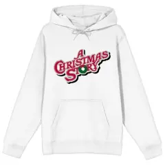 A Christmas Story Logo Men's White Sweatshirt-