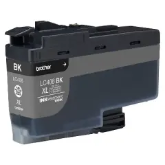 Brother LC406XL Black High Yield Ink Cartridge Prints Up to 6 000 Pages (LC406XLBKS)