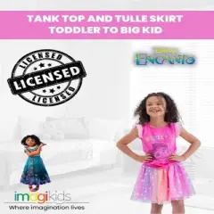 Disney Encanto Mirabel Girls Tank Top and Tulle Skirt Toddler to Big Kid