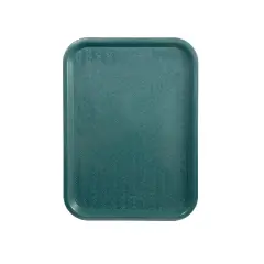 Winco Cafeteria Fast Food Tray, Plastic,  Green, 12" x 16"