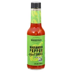 Woodstock Habanero Pepper Hot Sauce - Case of 12/5 oz