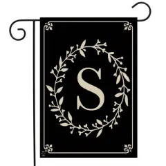 Briarwood Lane Everyday Garden Flag 12x18 For Outdoor Briarwood Lane Classic Monogram Letter S Garden Flag Flags For Outside