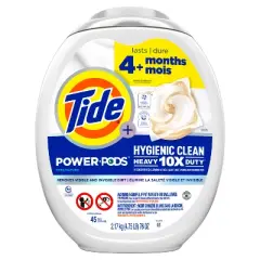 Tide Power Pods Clean Laundry Detergent - Free & Gentle - 45ct