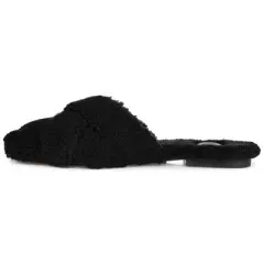 Journee Collection Women's Faux Fur Sereena Slipper