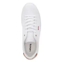 Levi's Mens Carter Vegan Leather Casual Lace Up Sneaker Shoe