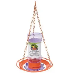 Perky-Pet Oriole 32 oz Metal/Plastic Nectar Feeder 3 ports